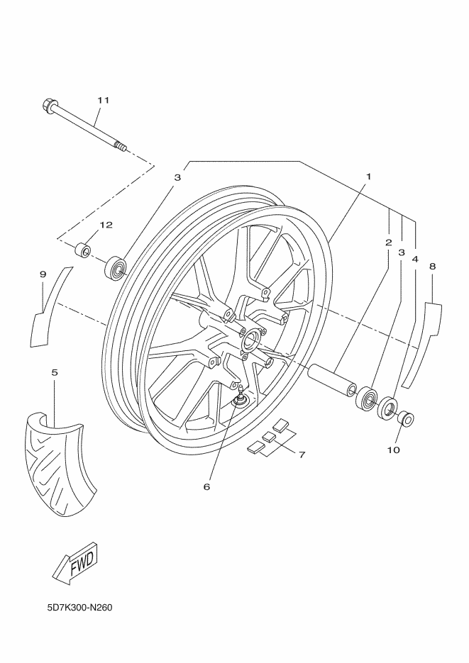 26 - ROUE AVANT