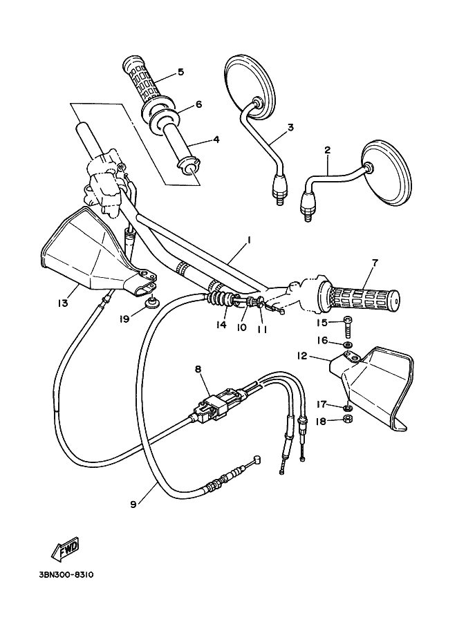 33 - GUIDON & CABLE