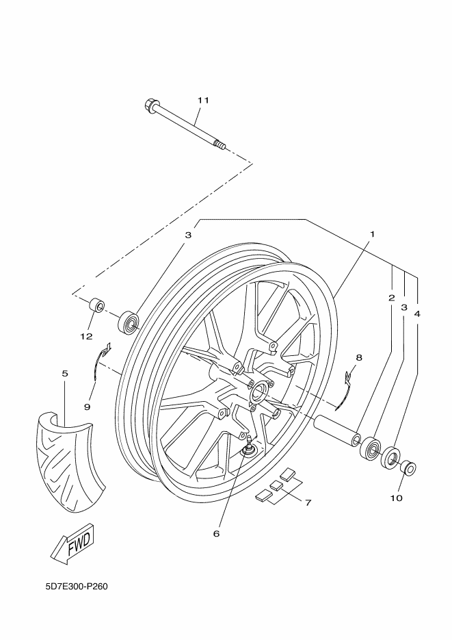 26 - ROUE AVANT