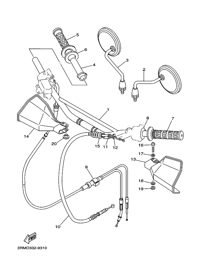 31 - GUIDON & CABLE