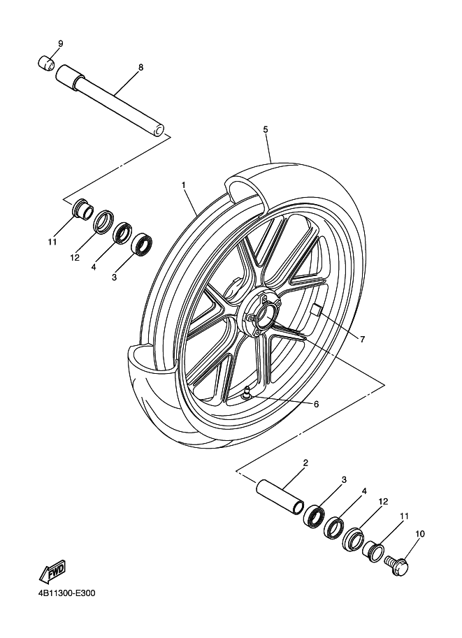 30 - ROUE AVANT