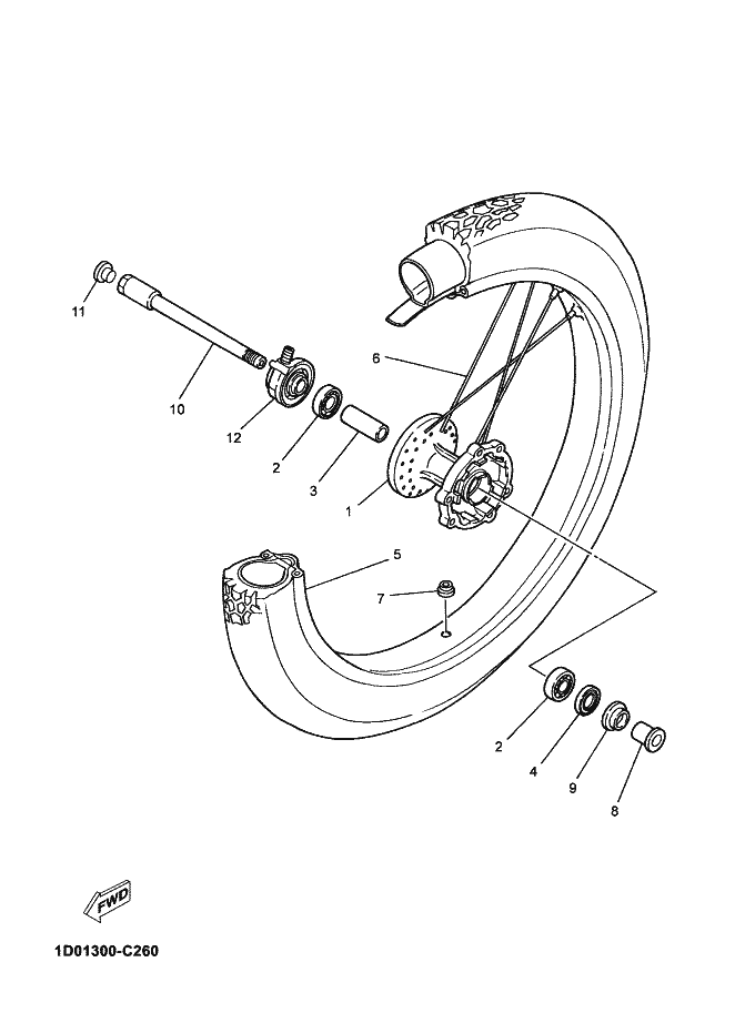 26 - ROUE AVANT