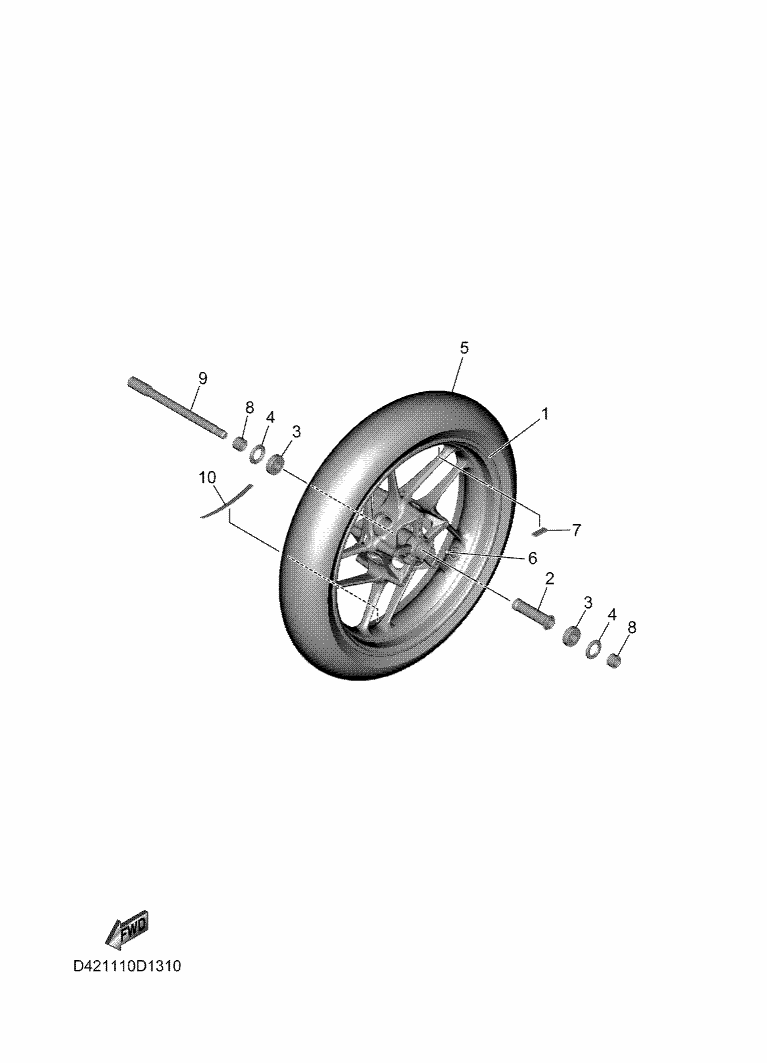 31 - ROUE AVANT