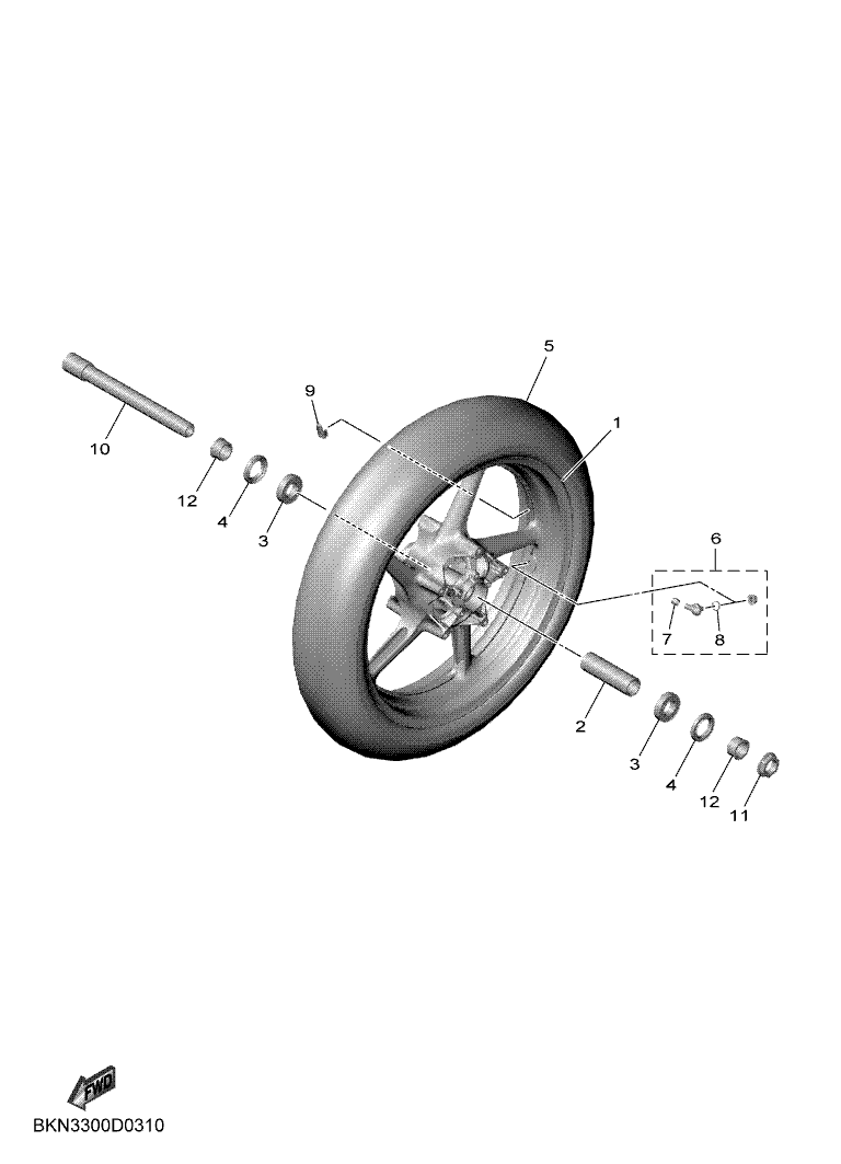 31 - ROUE AVANT