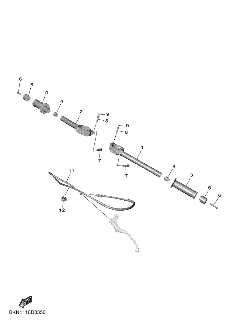 35 - GUIDON & CABLE