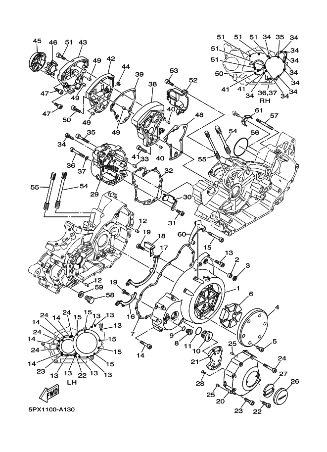 13 - CRANKCASE COVER 1