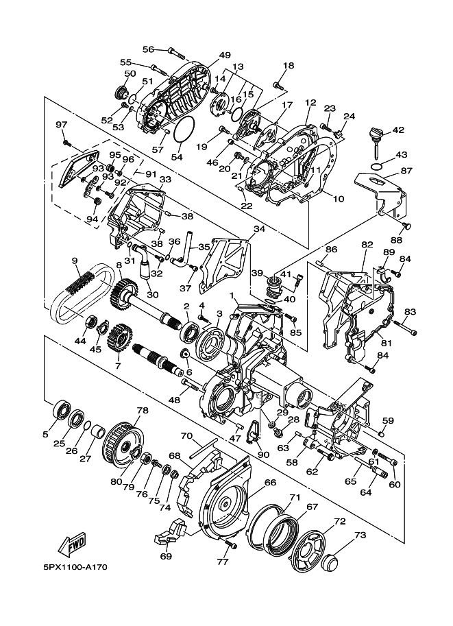 17 - MIDDLE DRIVE GEAR