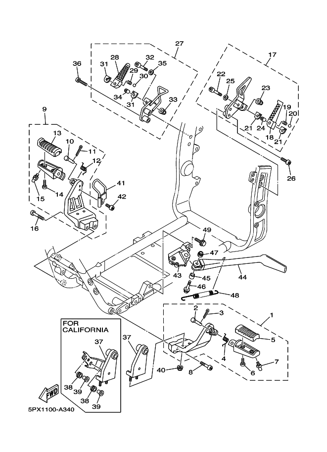 34 - STAND & FOOTREST
