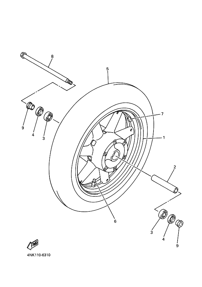 30 - ROUE AVANT