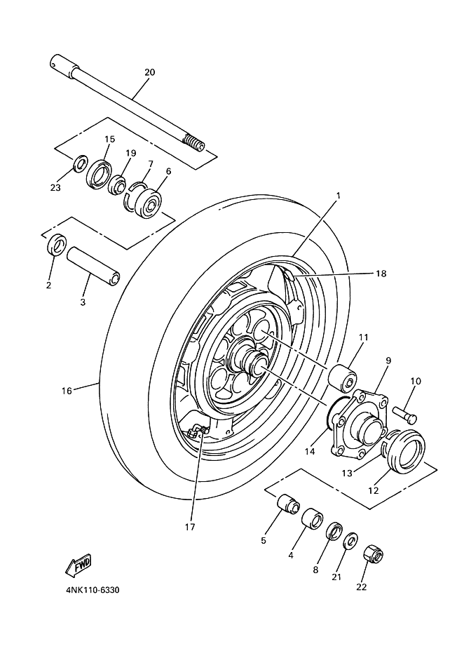 32 - ROUE ARRIERE
