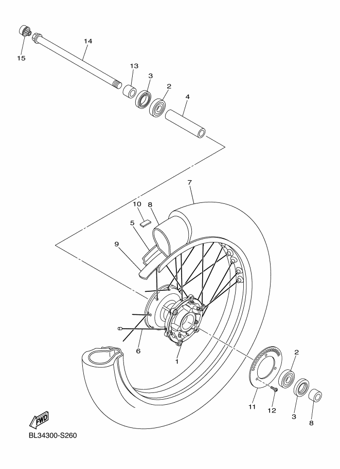 26 - ROUE AVANT