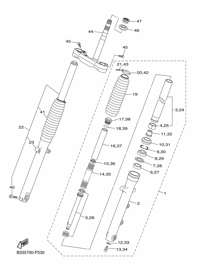 23 - FOURCHE AVANT