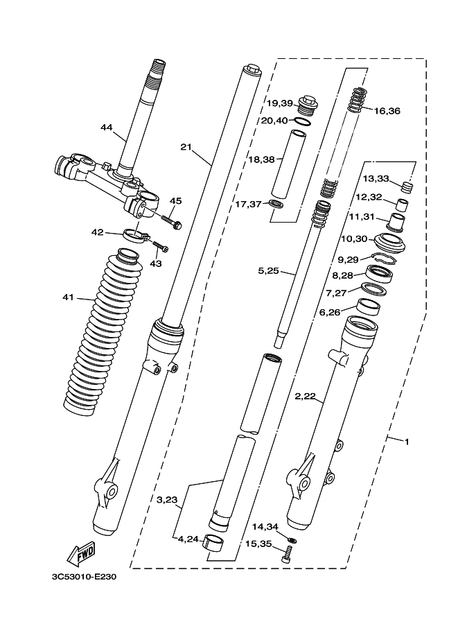 23 - FOURCHE AVANT