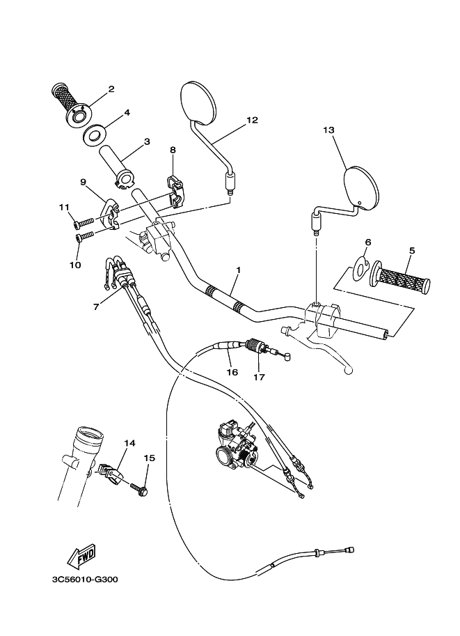 30 - GUIDON & CABLE