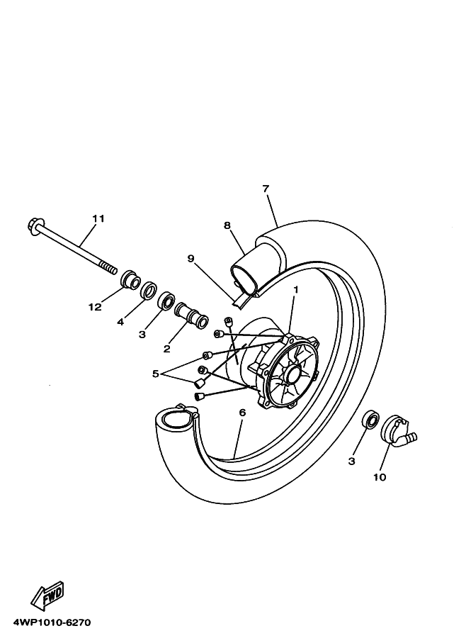 25 - ROUE AVANT