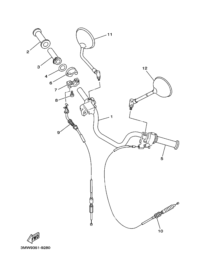 28 - GUIDON & CABLE