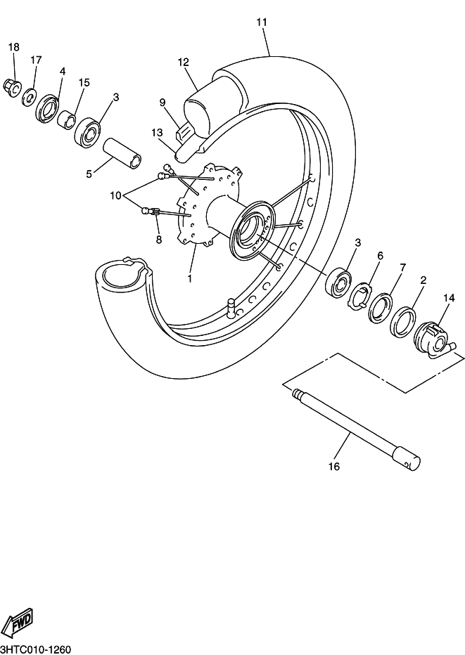26 - ROUE AVANT