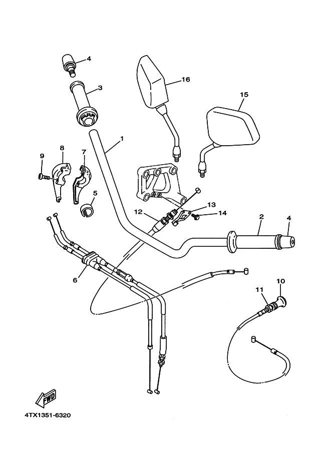 32 - GUIDON & CABLE