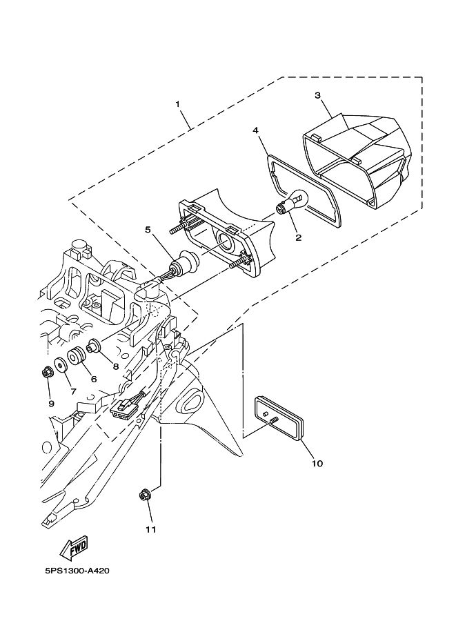 42 - FEU ARRIERE