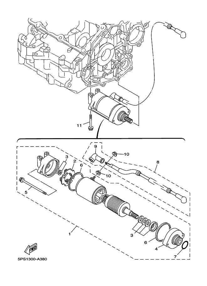 38 - DEMARREUR ELECTRIQUE