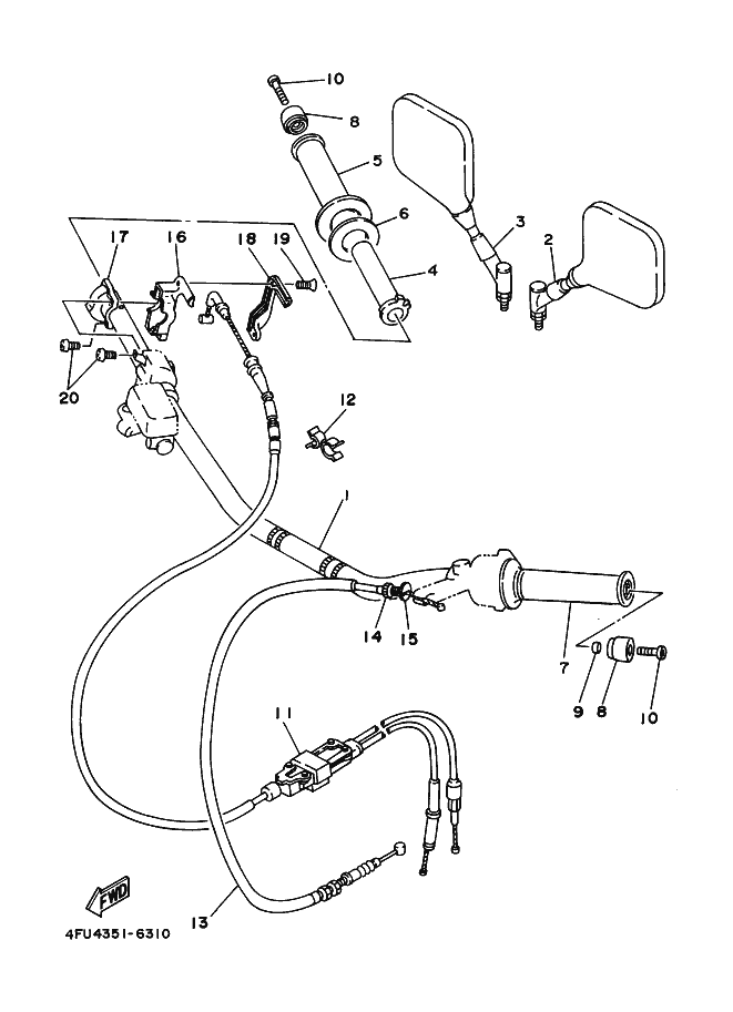 31 - GUIDON & CABLE