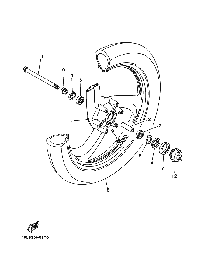 27 - ROUE AVANT