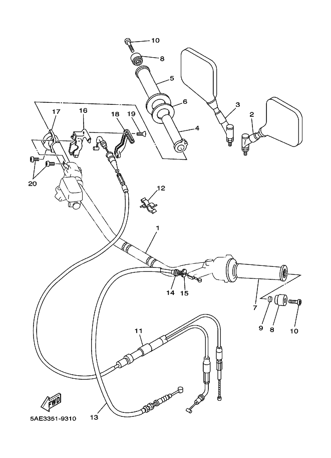 31 - GUIDON & CABLE