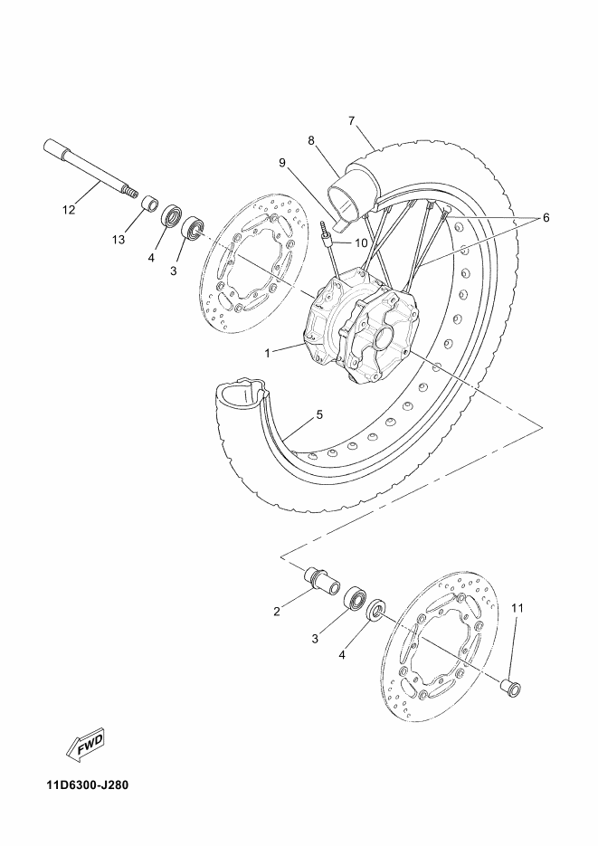 28 - ROUE AVANT