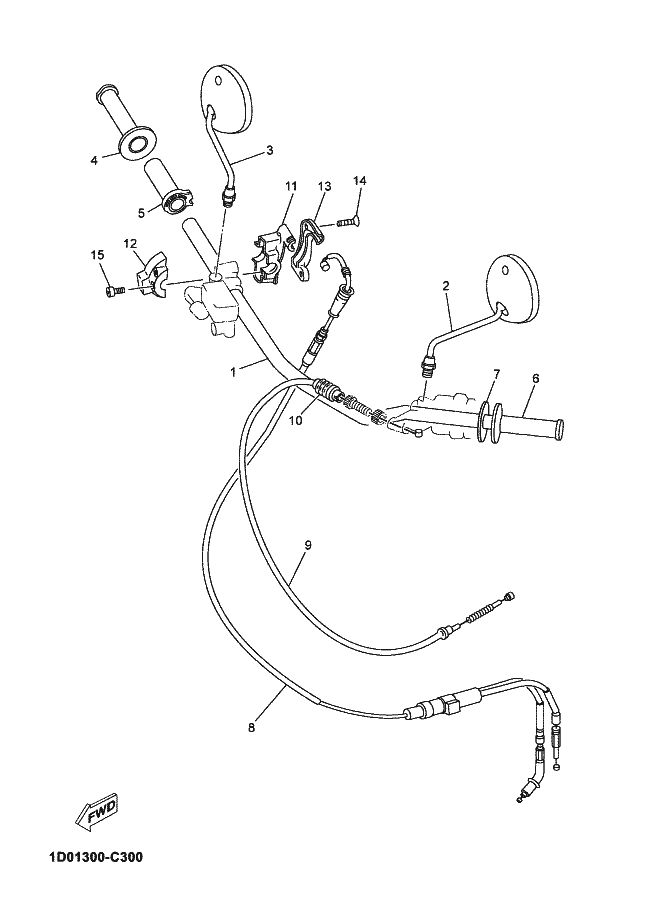 30 - GUIDON & CABLE