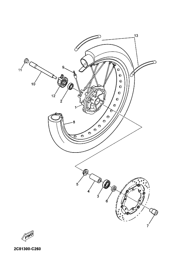 26 - ROUE AVANT