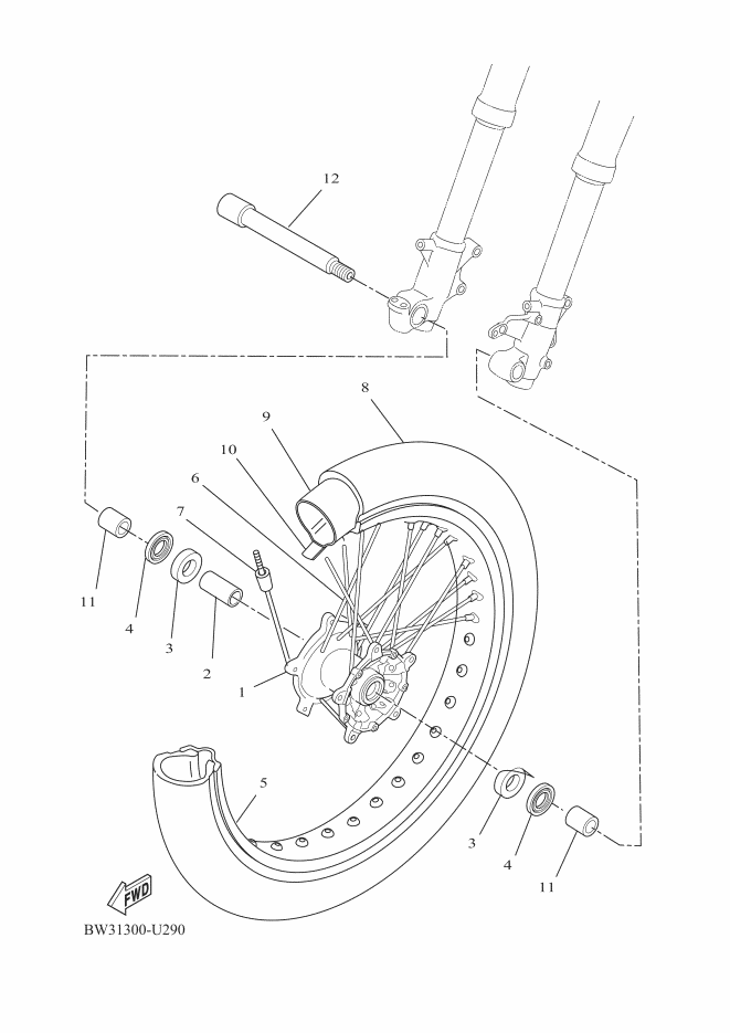30 - ROUE AVANT