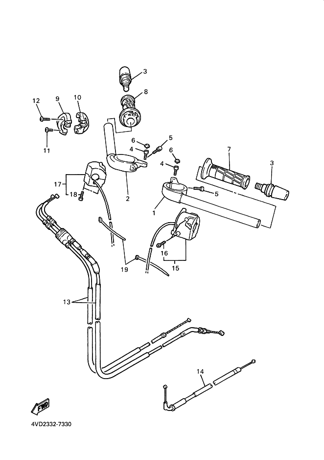33 - GUIDON & CABLE