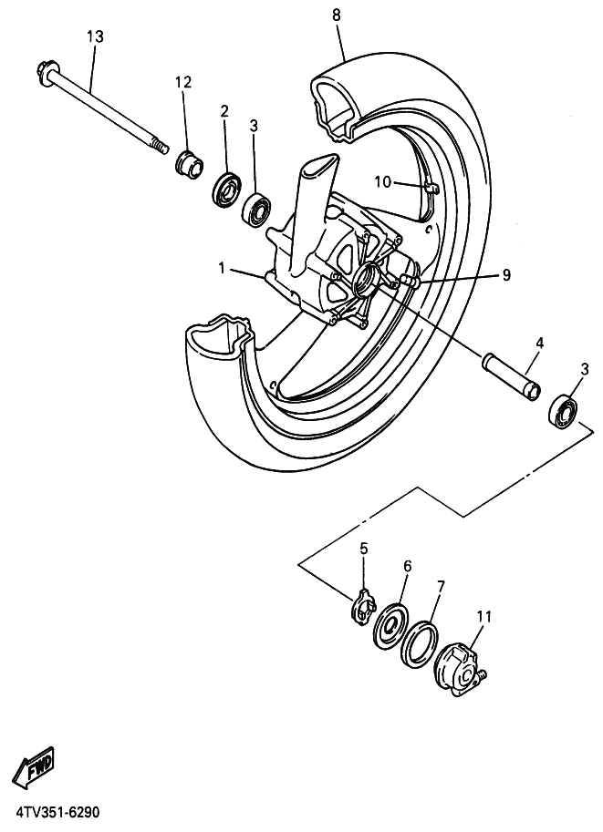 29 - ROUE AVANT