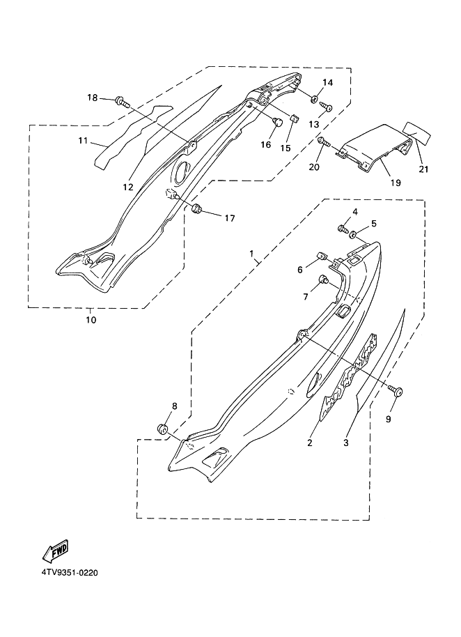 22 - COUVERCLE LATERAL