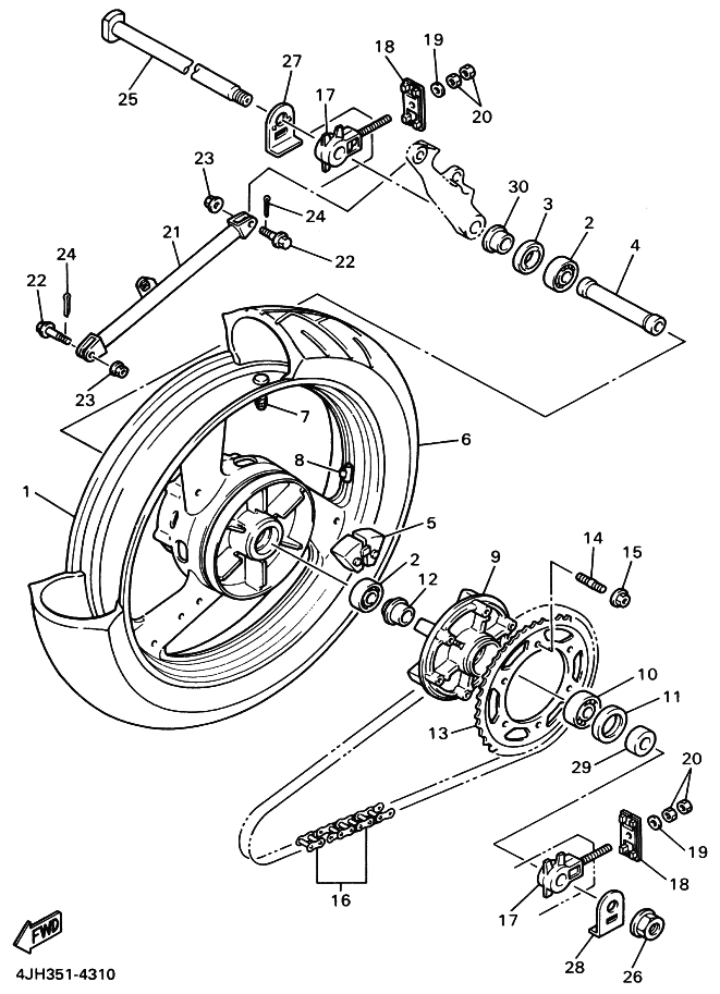 31 - ROUE ARRIERE
