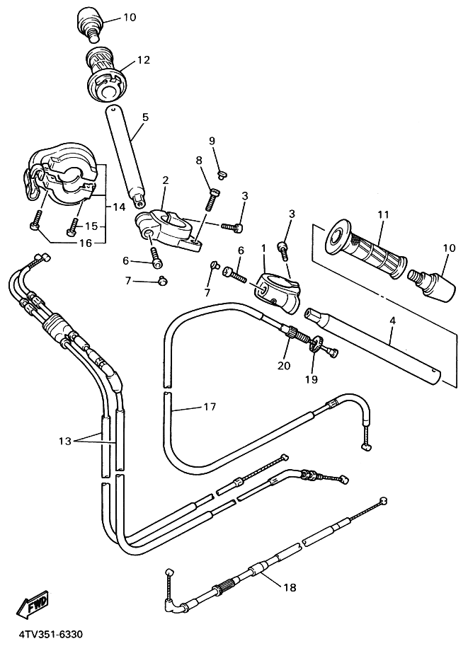 33 - GUIDON & CABLE