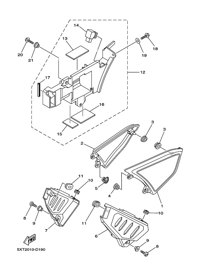 19 - COUVERCLE LATERAL