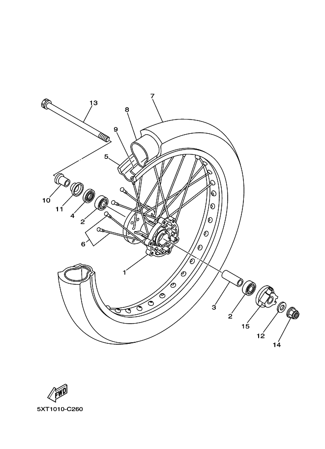 26 - ROUE AVANT