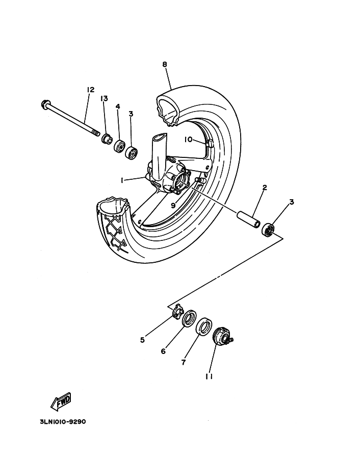 28 - ROUE AVANT