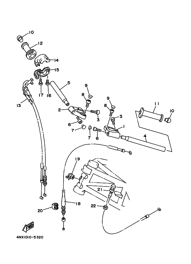 32 - GUIDON & CABLE