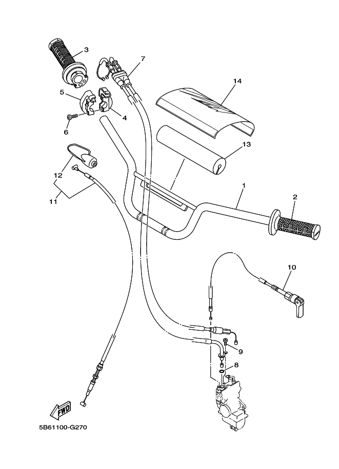 27 - GUIDON & CABLE