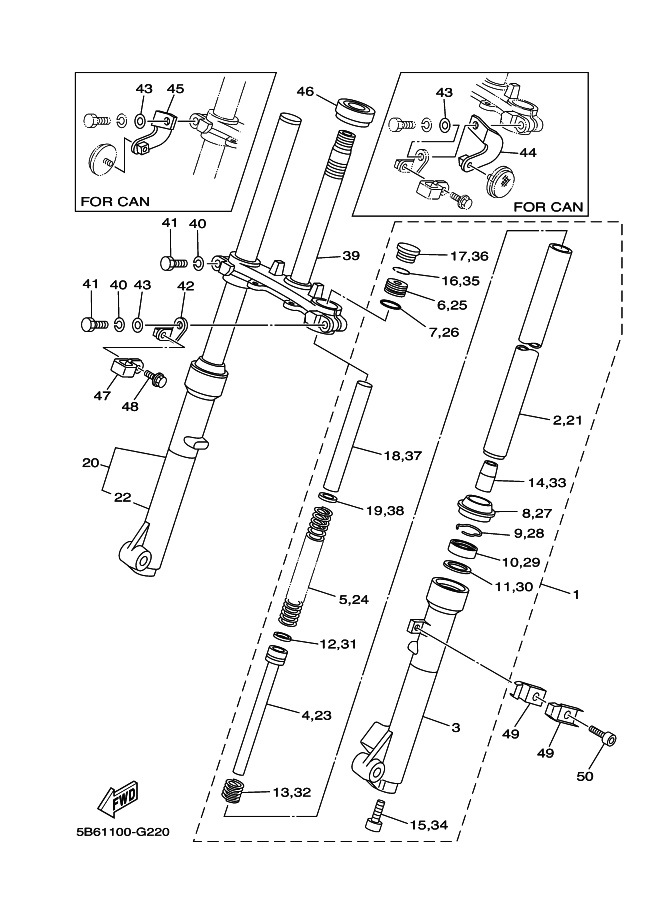 22 - FOURCHE AVANT