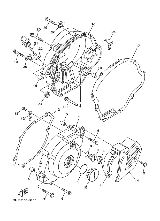 10 - CRANKCASE COVER 1