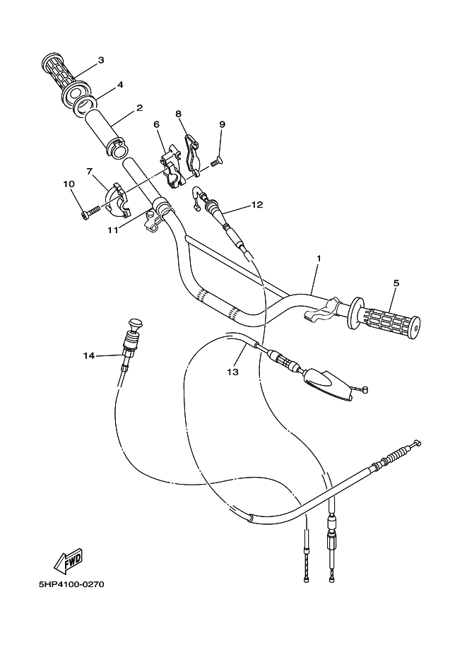 27 - GUIDON & CABLE