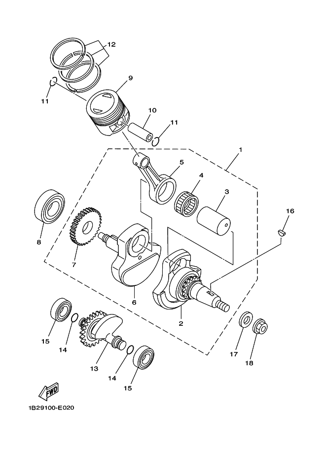 02 - VILEBREQUIN & PISTON
