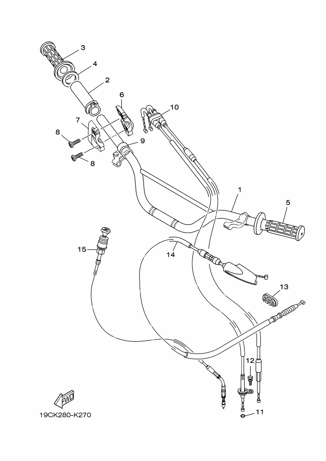 27 - GUIDON & CABLE