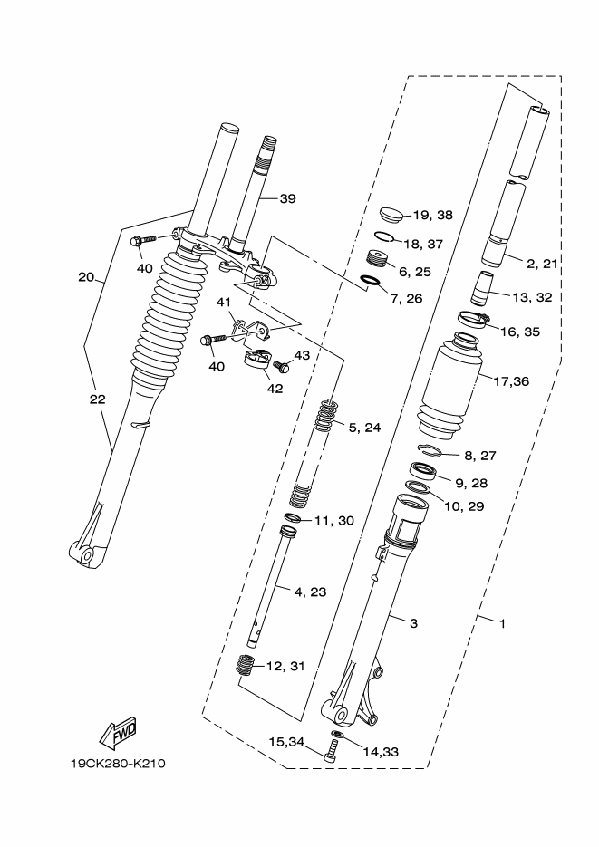 21 - FOURCHE AVANT