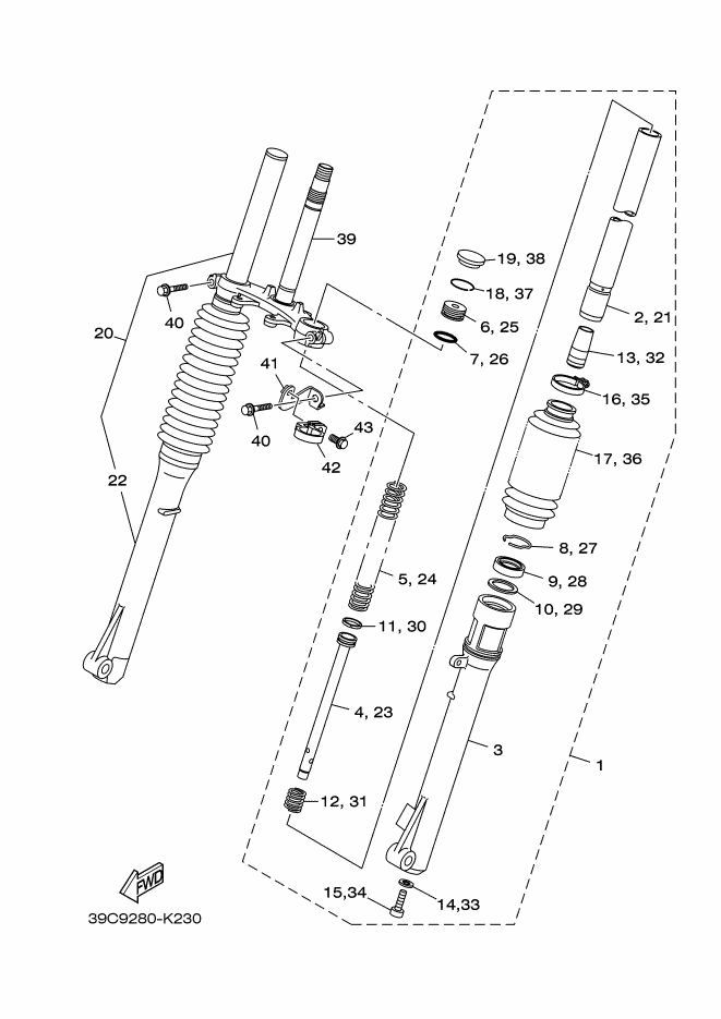 23 - FOURCHE AVANT