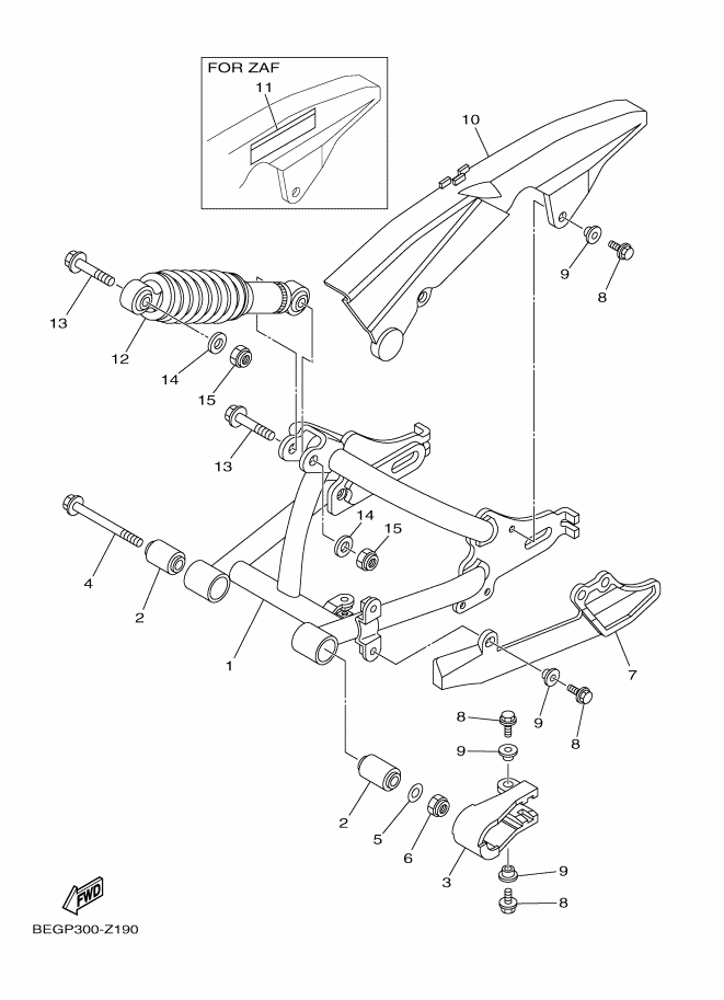 19 - BRAS ARRIERE & SUSPENSION
