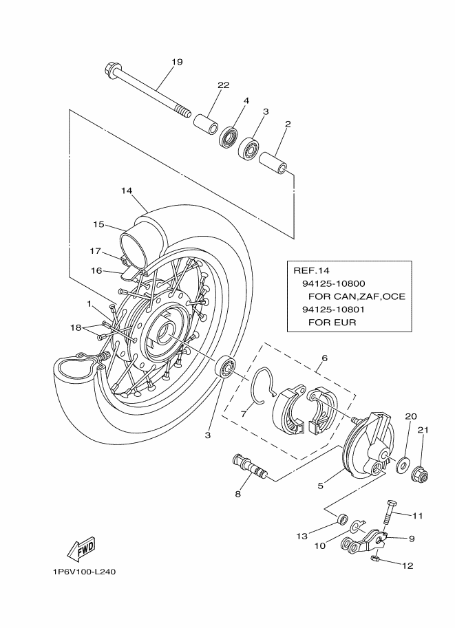 24 - ROUE AVANT